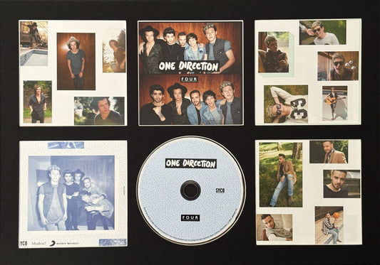 One Direction | Four | Retro Mounted CD Wall Display | Frame Not Included |