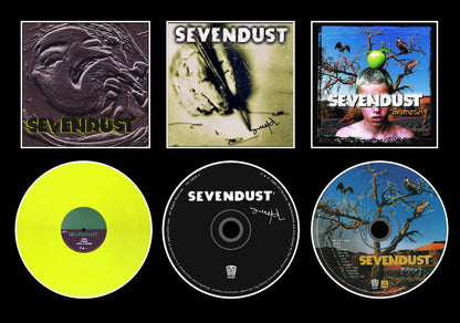Sevendust | Sevendust | Home | Animosity | Triple Retro Mounted CD Wall Display | Frame Not Included |