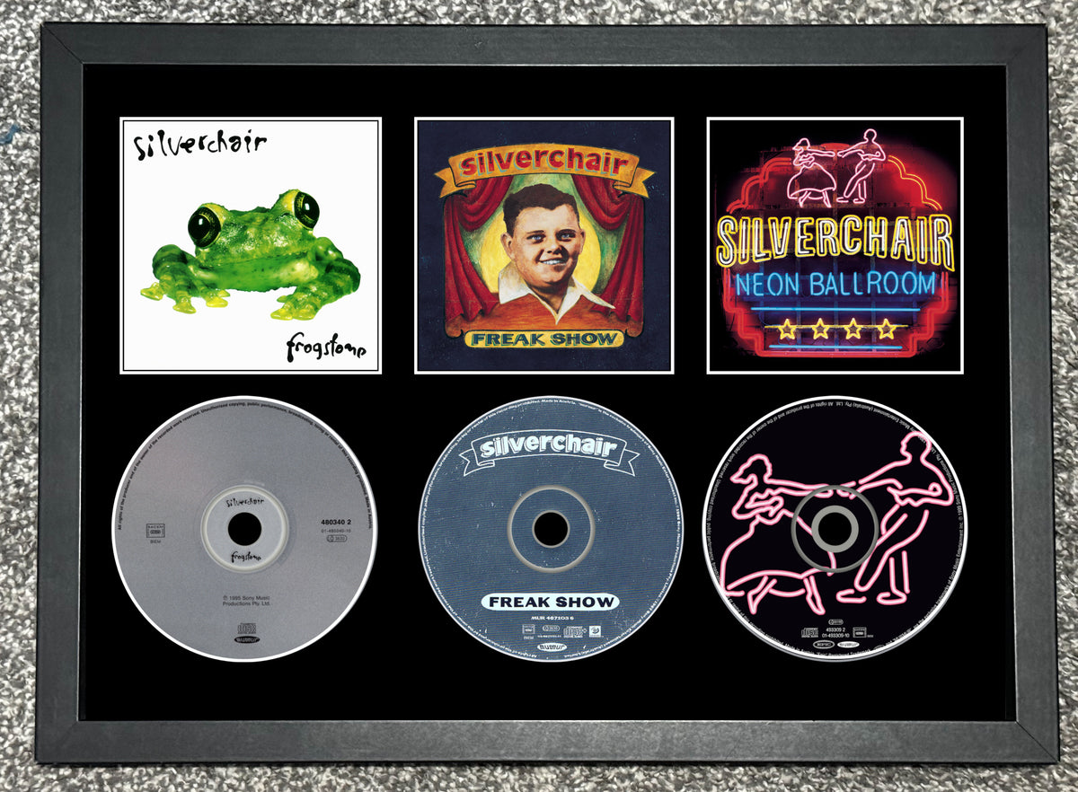Silverchair | Frogstomp | Freak Show | Neon Ballroom | Retro Triple CD Wall Display | Frame Not Included |
