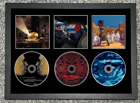 The Mars Volta | De-Loused In The Comatorium | Frances The Mute | The Bedlam.. | Triple Retro Mounted CD Wall Display | Frame Not Included |