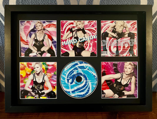 Madonna | Hard Candy | Retro Mounted CD Wall Display | Frame Not Included
