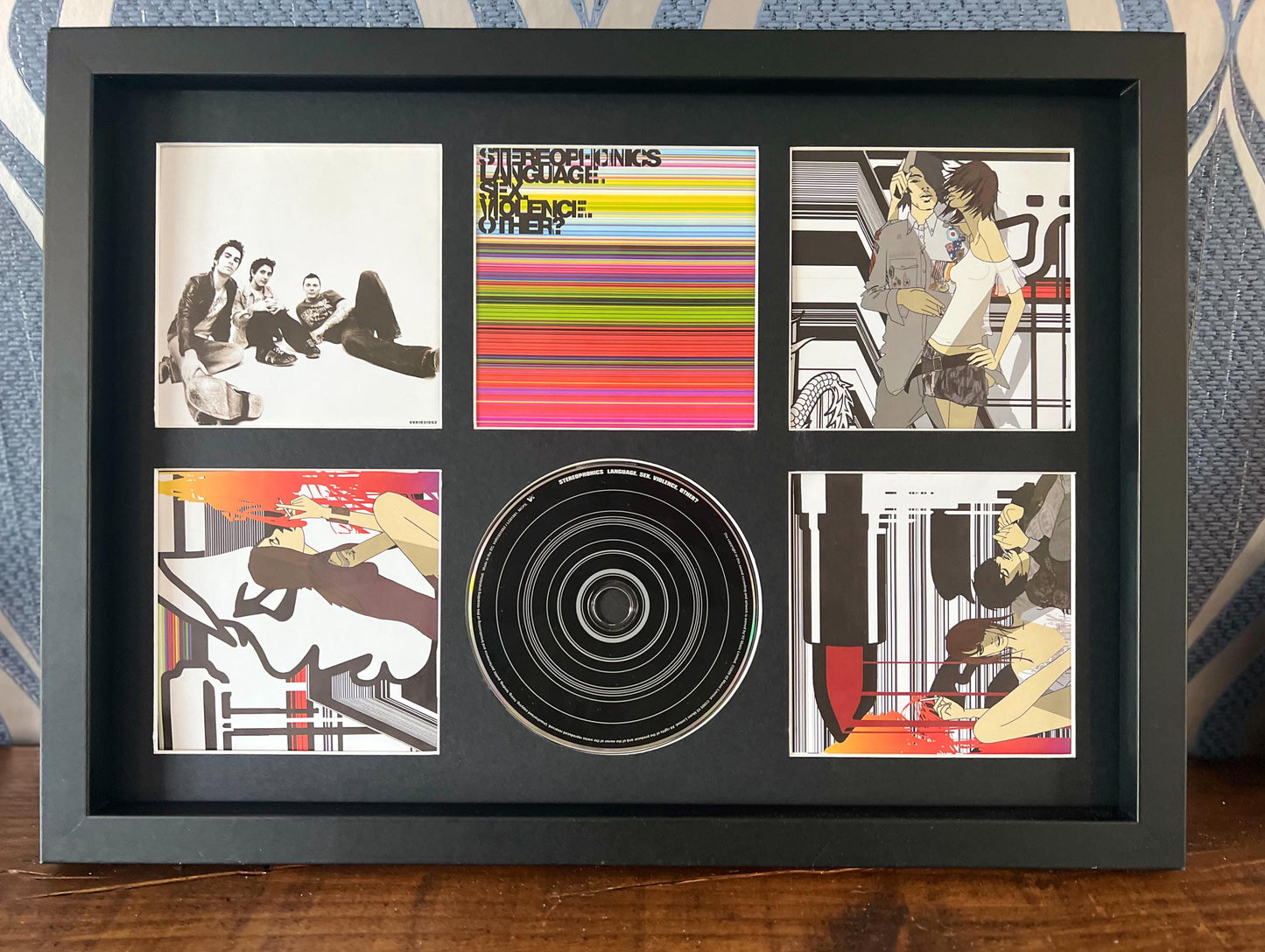 The Stereophonics | Language Sex Violence Other | Retro Mounted CD Wall Display | Frame Not Included |