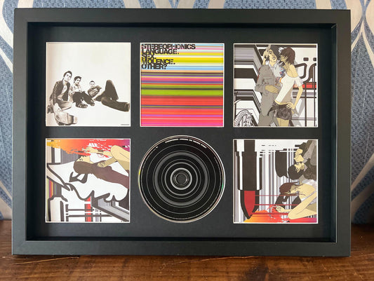 The Stereophonics | Language Sex Violence Other | Retro Mounted CD Wall Display | Frame Not Included |