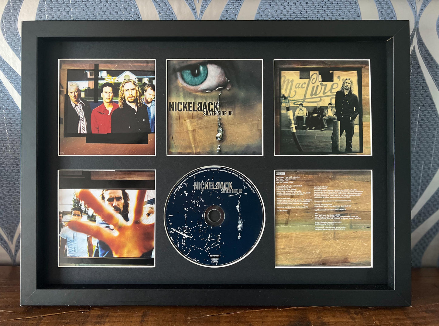Nickelback | Silver Side Up | Retro Mounted CD Wall Display | Frame Not Included |
