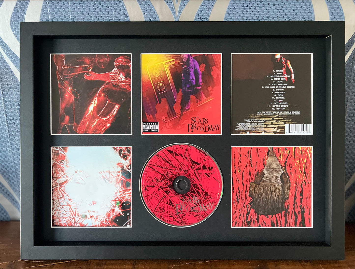 Scars On Broadway | Scars On Broadway | Retro Mounted CD Wall Display | Frame Not Included |