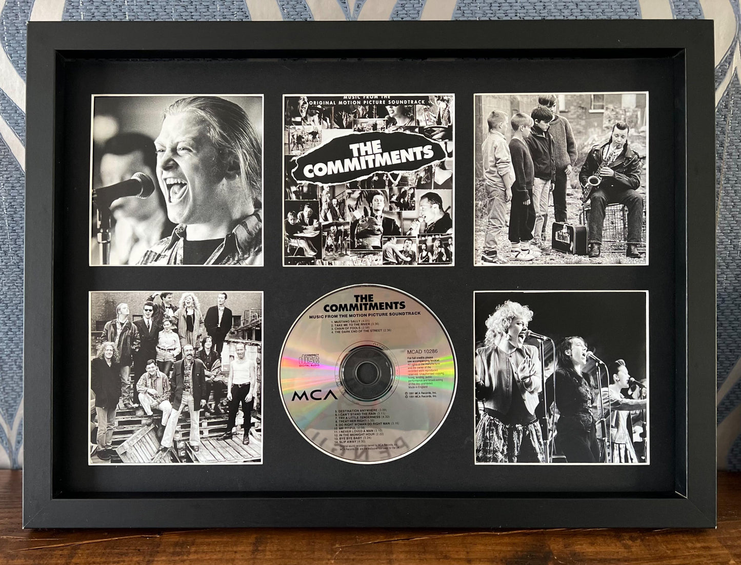 The Commitments | Original Soundtrack | Retro Mounted CD Wall Display | Frame Not Included |
