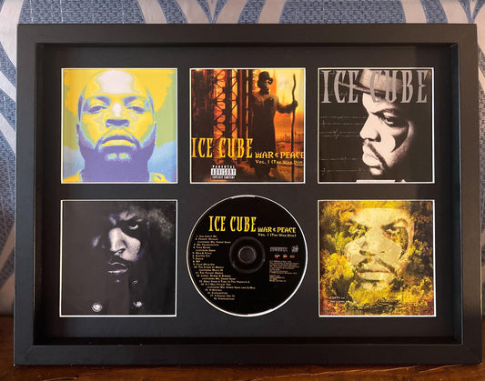 Ice Cube | War & Peace Vol 1 The War Disc | Retro Mounted CD Wall Display | Frame Not Included |