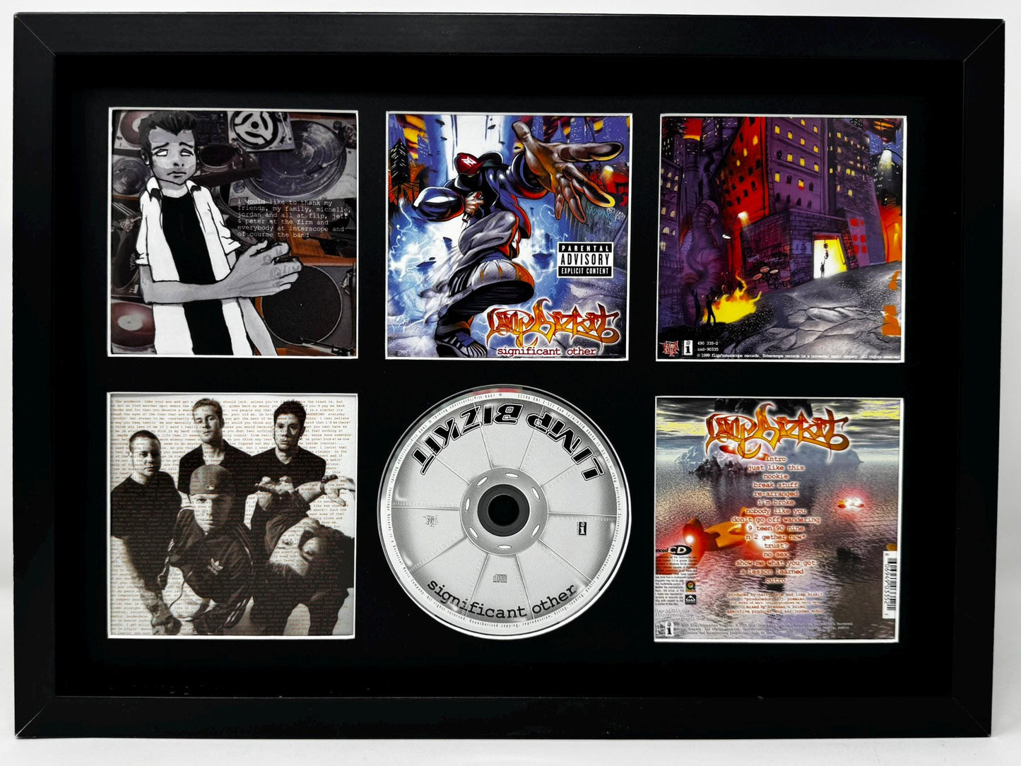 Limp Bizkit | Significant Other | Retro Mounted CD Wall Display | Frame Not Included |