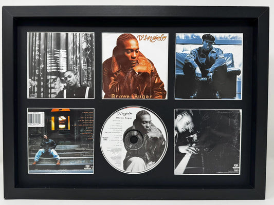D'Angelo | Brown Sugar | Retro Mounted CD Wall Display | Frame Not Included |