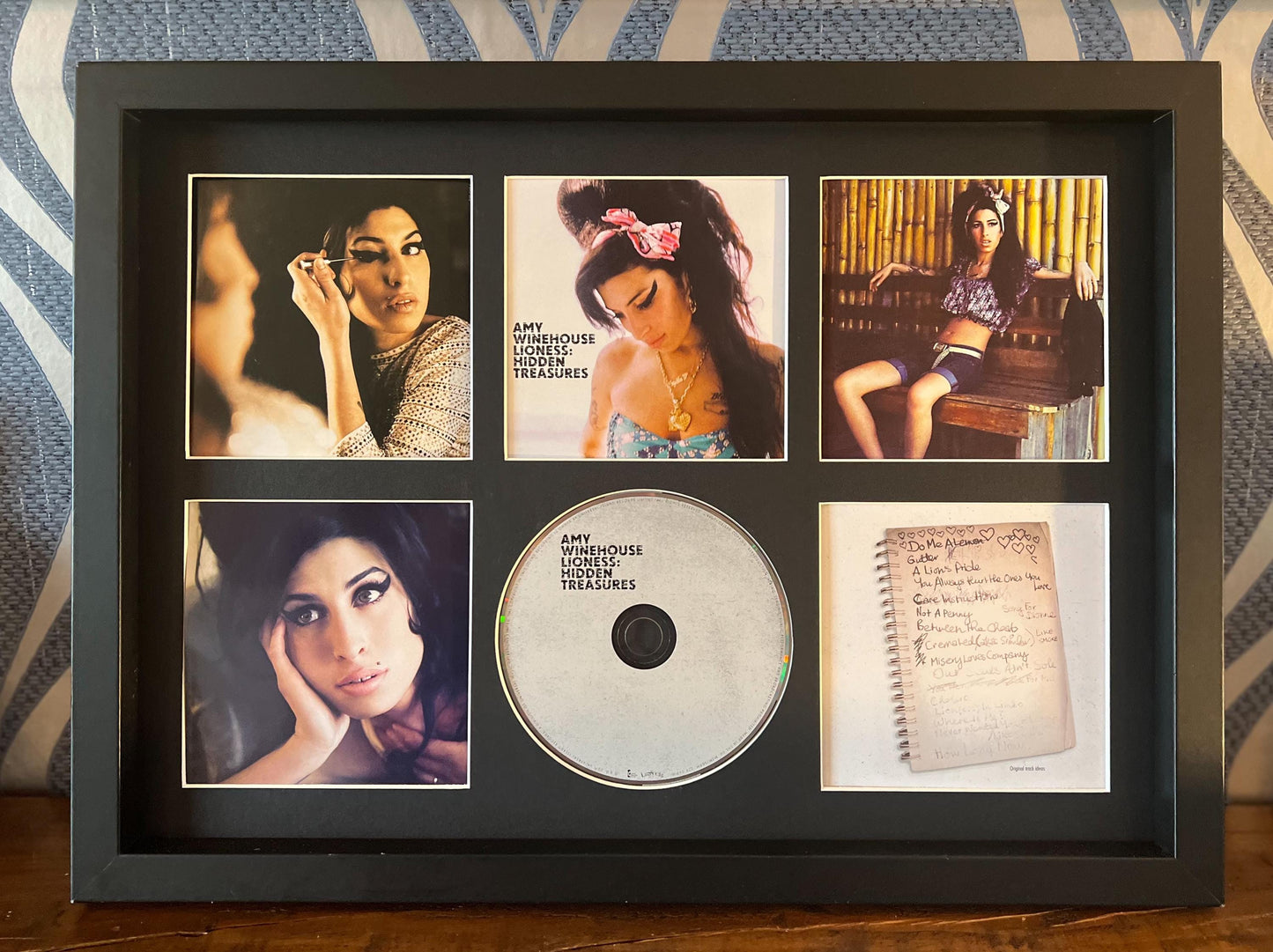 Amy Winehouse | Lioness : Hidden Treasure | Retro Mounted CD Wall Display | Frame Not Included |