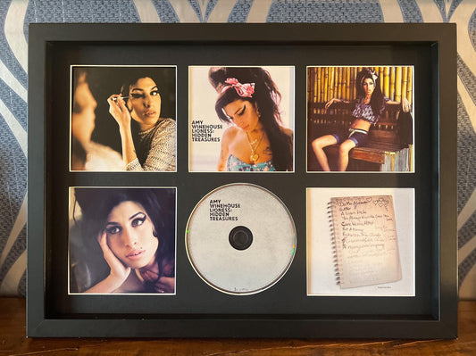 Amy Winehouse | Lioness : Hidden Treasure | Retro Mounted CD Wall Display | Frame Not Included |