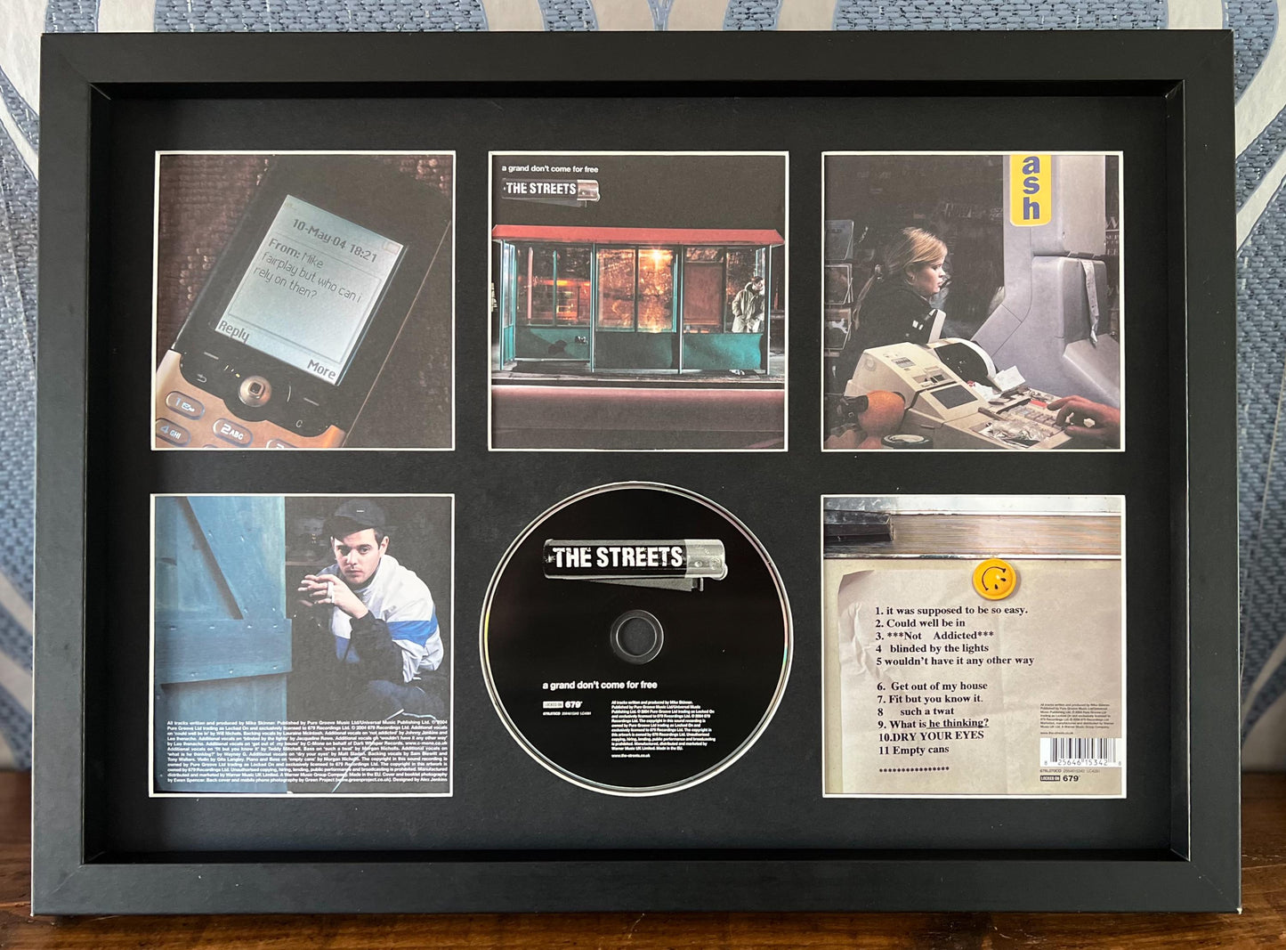 The Streets | A Grand Don't Come For Free | Retro Mounted CD Wall Display | Frame Not Included |