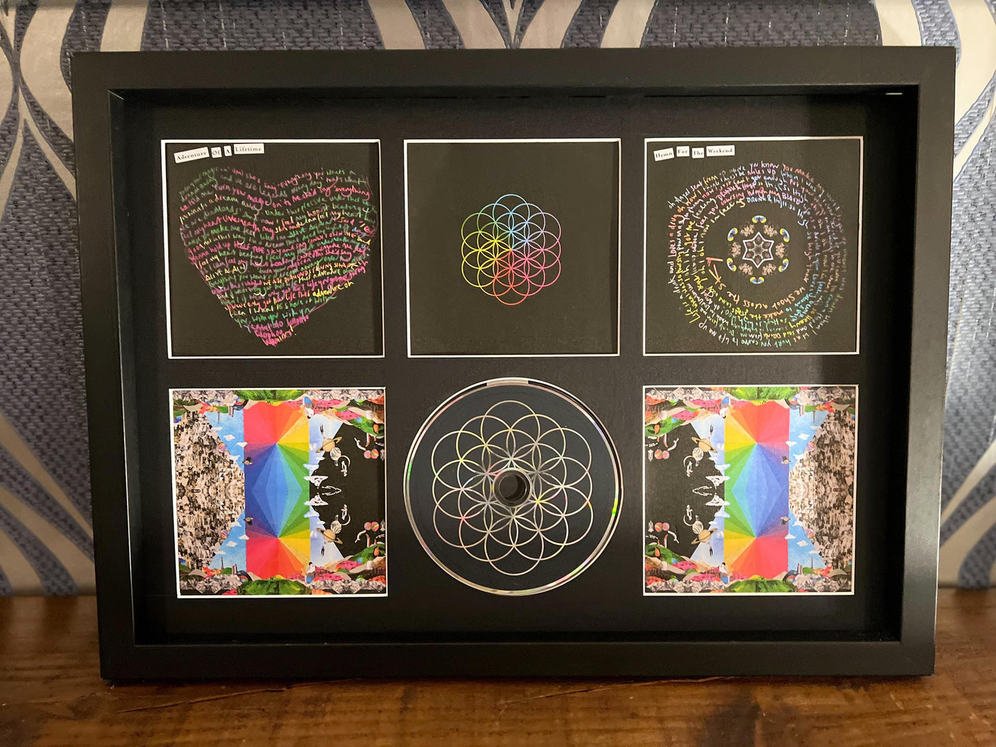 Coldplay | A Head Full Of Dreams | Retro Mounted CD Wall Display | Frame Not Included |