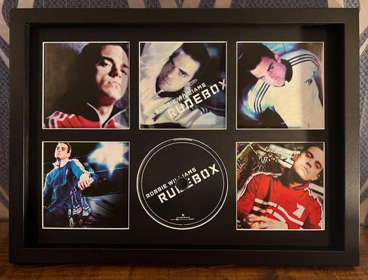 Robbie Williams | Rudebox | Retro Mounted CD Wall Display | Frame Not Included |