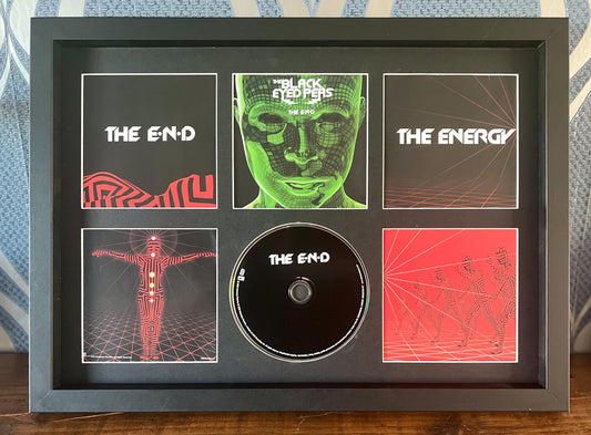 The Black Eyed Peas | The E.N.D | Retro Mounted CD Wall Display | Frame Not Included |