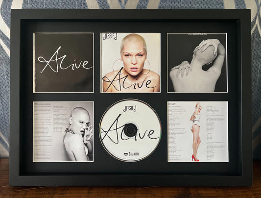 Jessie J | Alive | Retro Mounted CD Wall Display | Frame Not Included |