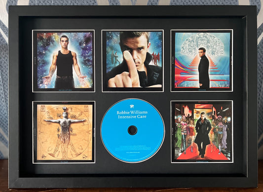 Robbie Williams | Intensive Care | Retro Mounted CD Wall Display | Frame Not Included |
