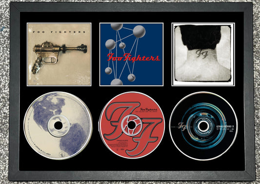 The Foo Fighters | The Foo Fighters | The Colour & The Shape | There Is Nothing Left To Lose | Triple CD Wall Display | Frame Not Included |
