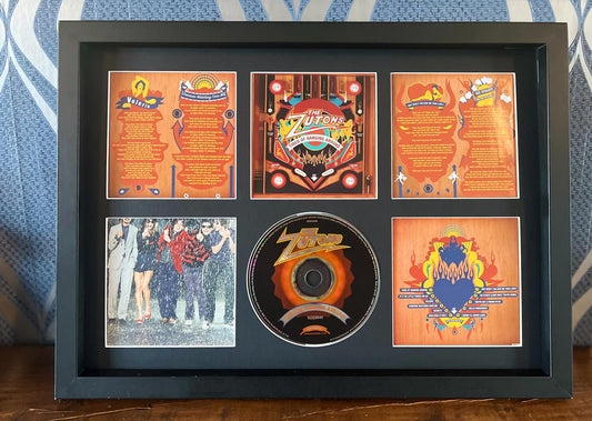 The Zutons | Tired Of Hanging Around | Retro Mounted CD Wall Display | Frame Not Included |