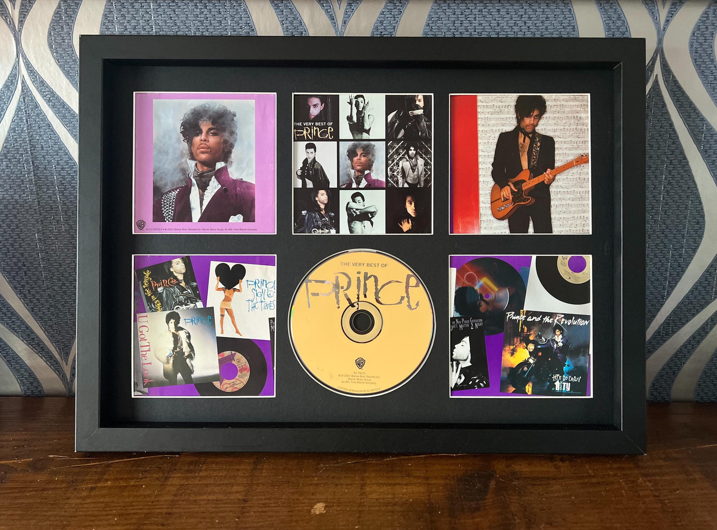 Prince | The Very Best Of  | Retro Mounted CD Wall Display | Frame Not Included |