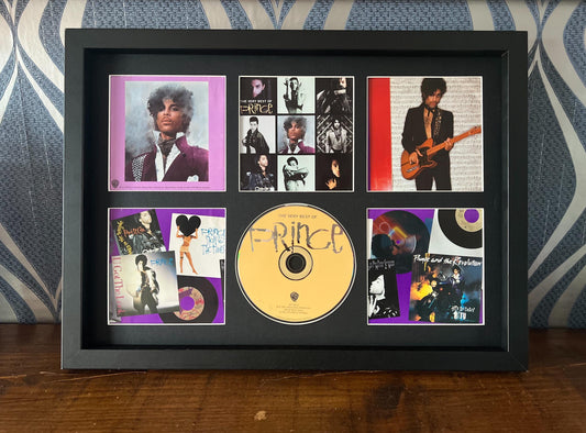Prince | The Very Best Of  | Retro Mounted CD Wall Display | Frame Not Included |