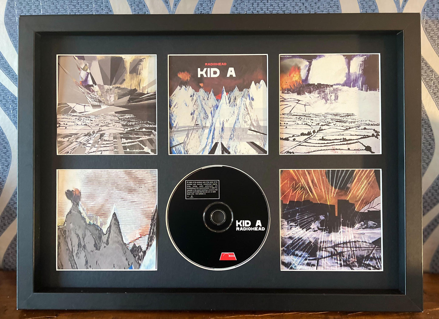 Radiohead | Kid A | Retro Mounted CD Wall Display | Frame Not Included |