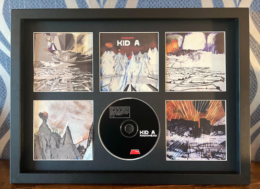 Radiohead | Kid A | Retro Mounted CD Wall Display | Frame Not Included |