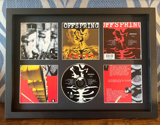 The Offspring | SMASH | Retro Mounted CD Wall Display | Frame Not Included |