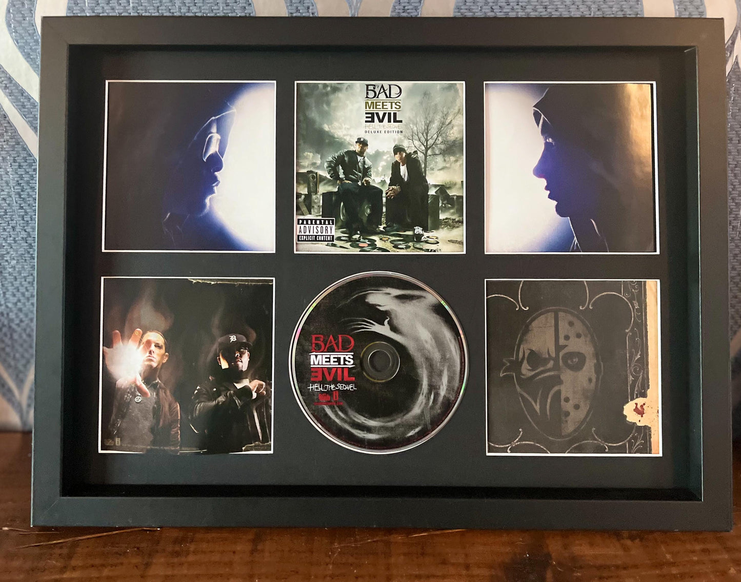 Bad Meets Evil | Hell : The Sequal | Retro Mounted CD Wall Display | Frame Not Included |