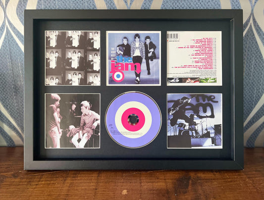 The Jam | The Best Of | Retro Mounted CD Wall Display | Frame Not Included |