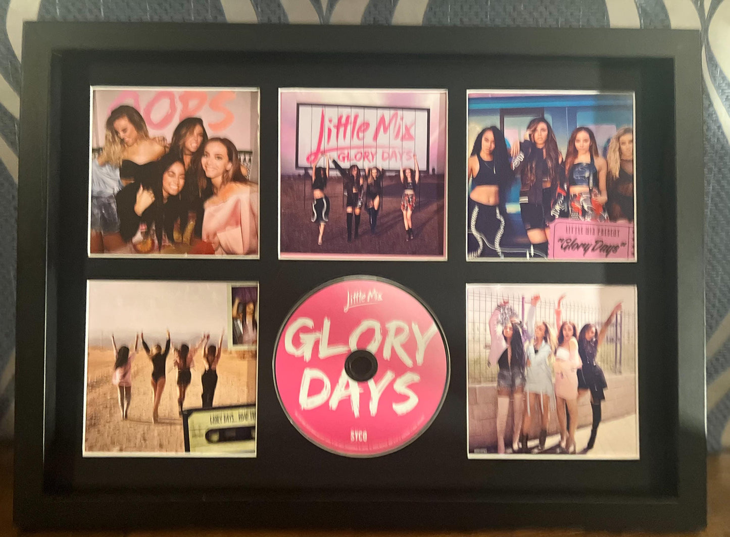 Little Mix | Glory Days | Retro Mounted CD Wall Display | Frame Not Included |