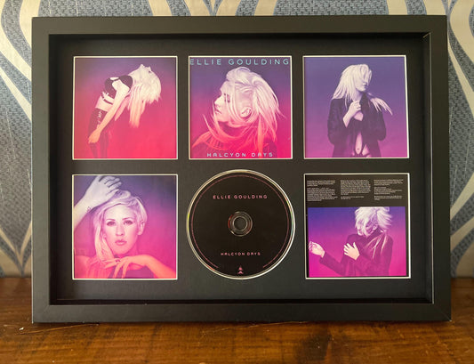Ellie Goulding | Halycon Days | Retro Mounted CD Wall Display | Frame Not Included |