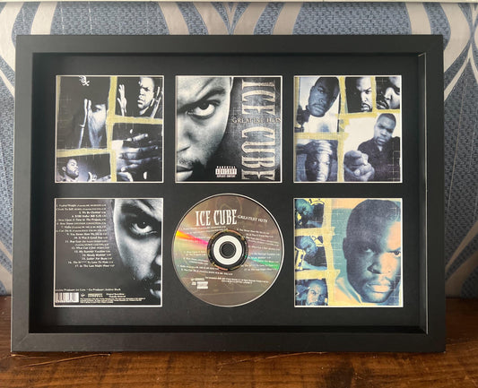 Ice Cube | The Greatest Hits | Retro Mounted CD Wall Display | Frame Not Included |