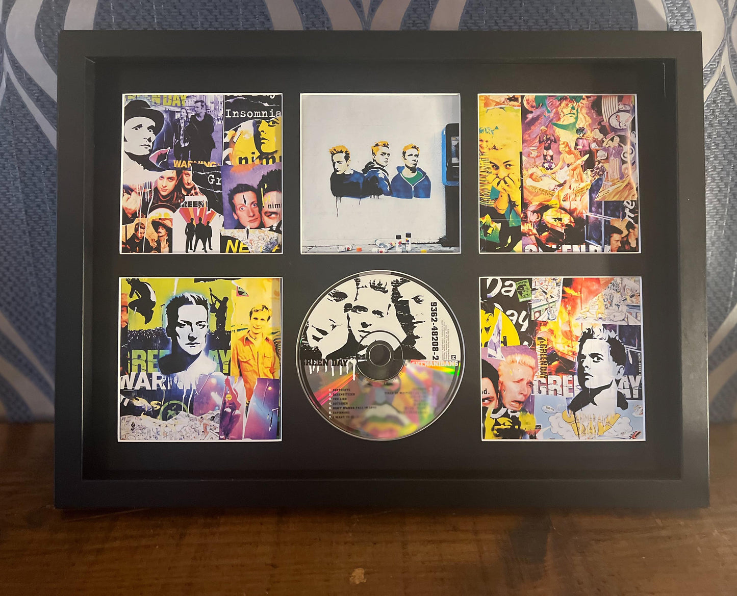 Green Day | Shenanigans | Retro Mounted CD Wall Display | Frame Not Included |