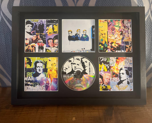 Green Day | Shenanigans | Retro Mounted CD Wall Display | Frame Not Included |