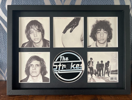 The Strokes | Is This It | Retro Mounted CD Wall Display | Frame Not Included |