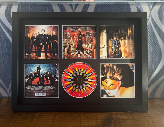 Iron Maiden | Dance Of Death | Retro Mounted CD Wall Display | Frame Not Included |