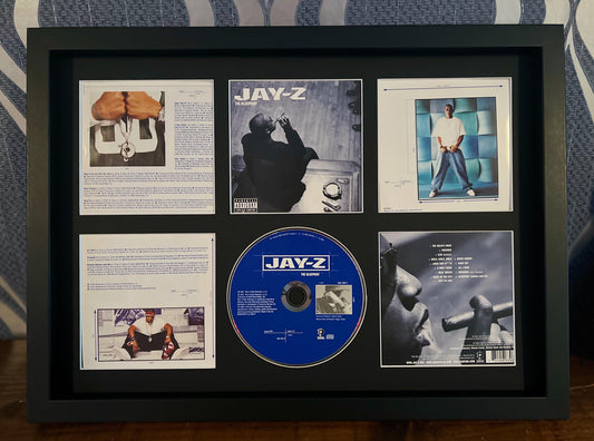Jay Z | The Blueprint | Retro Mounted CD Wall Display | Frame Not Included |