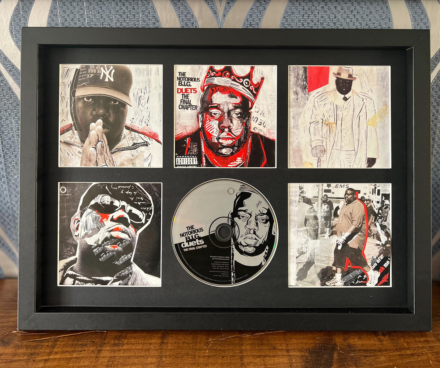 The Notorious BIG | Duets : The Final Chapter | Retro Mounted CD Wall Display | Frame Not Included |