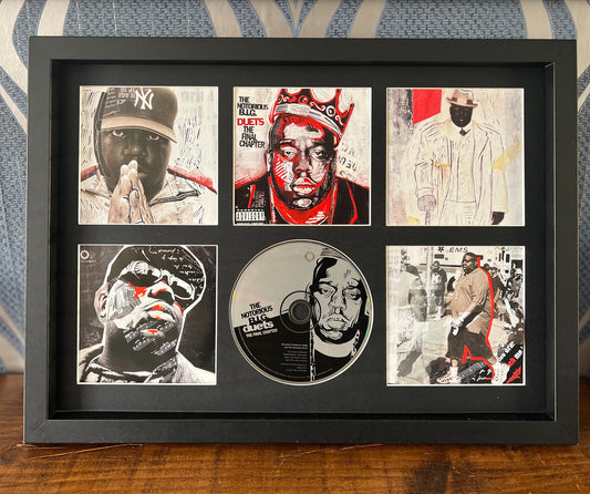 The Notorious BIG | Duets : The Final Chapter | Retro Mounted CD Wall Display | Frame Not Included |
