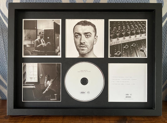 Sam Smith | The Thrill Of It All | Retro Mounted CD Wall Display | Frame Not Included |