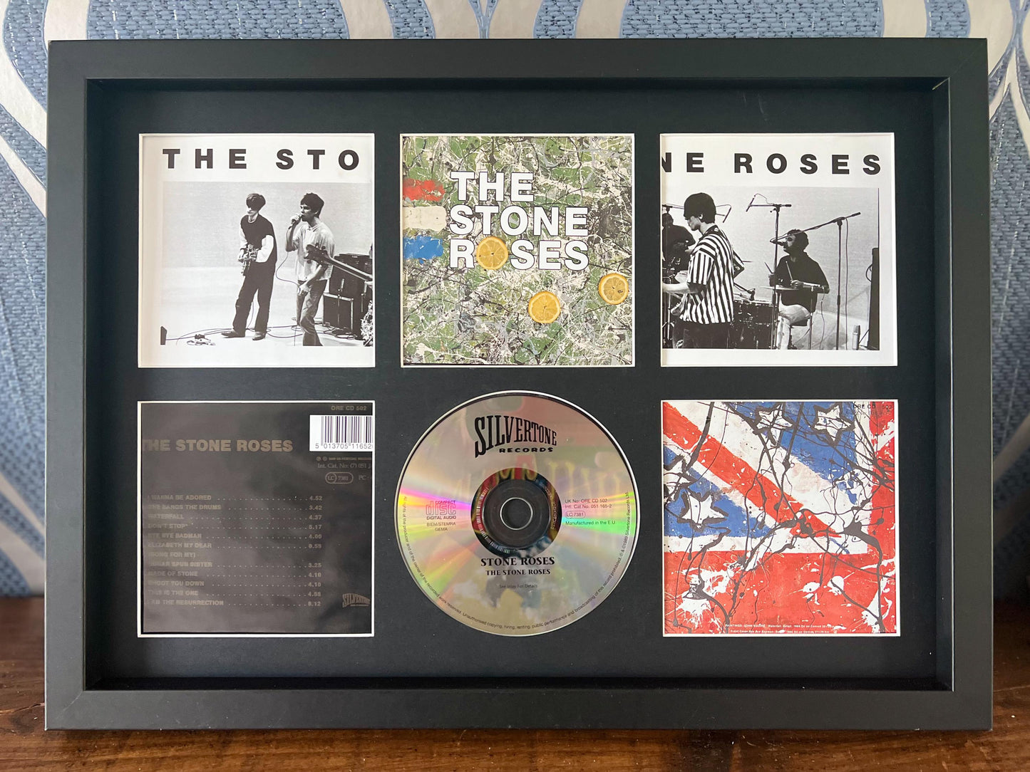 The Stone Roses | The Stone Roses | Retro Mounted CD Wall Display | Frame Not Included |