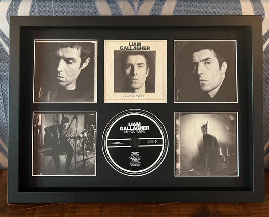 Liam Gallagher | As You Were | Retro Mounted CD Wall Display | Frame Not Included |