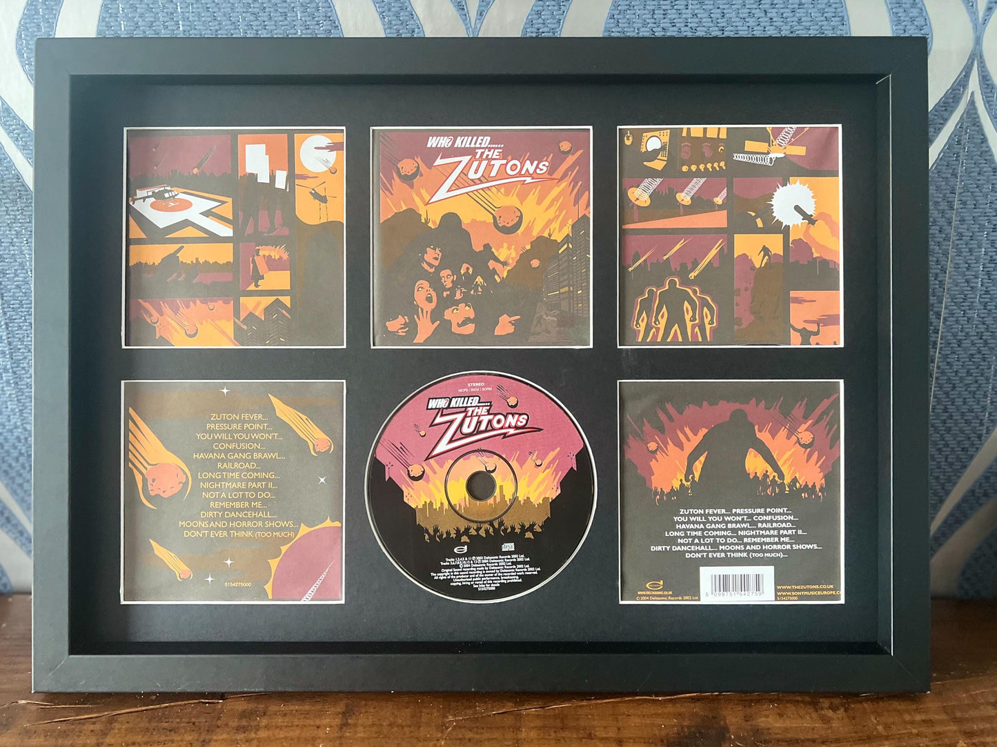 The Zutons | Who Killed...The Zutons | Retro Mounted CD Wall Display | Frame Not Included |