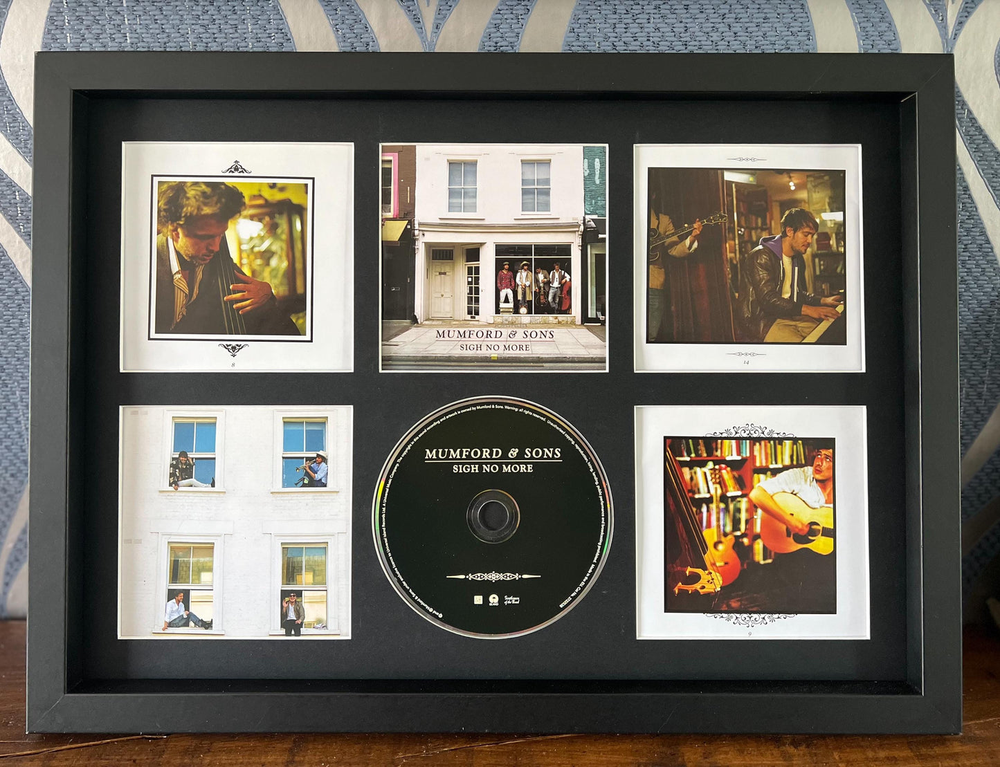 Mumford & Sons | Sigh No More | Retro Mounted CD Wall Display | Frame Not Included |