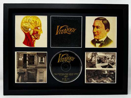 Pearl Jam | Vitalogy | Retro Mounted CD Wall Display | Frame Not Included |