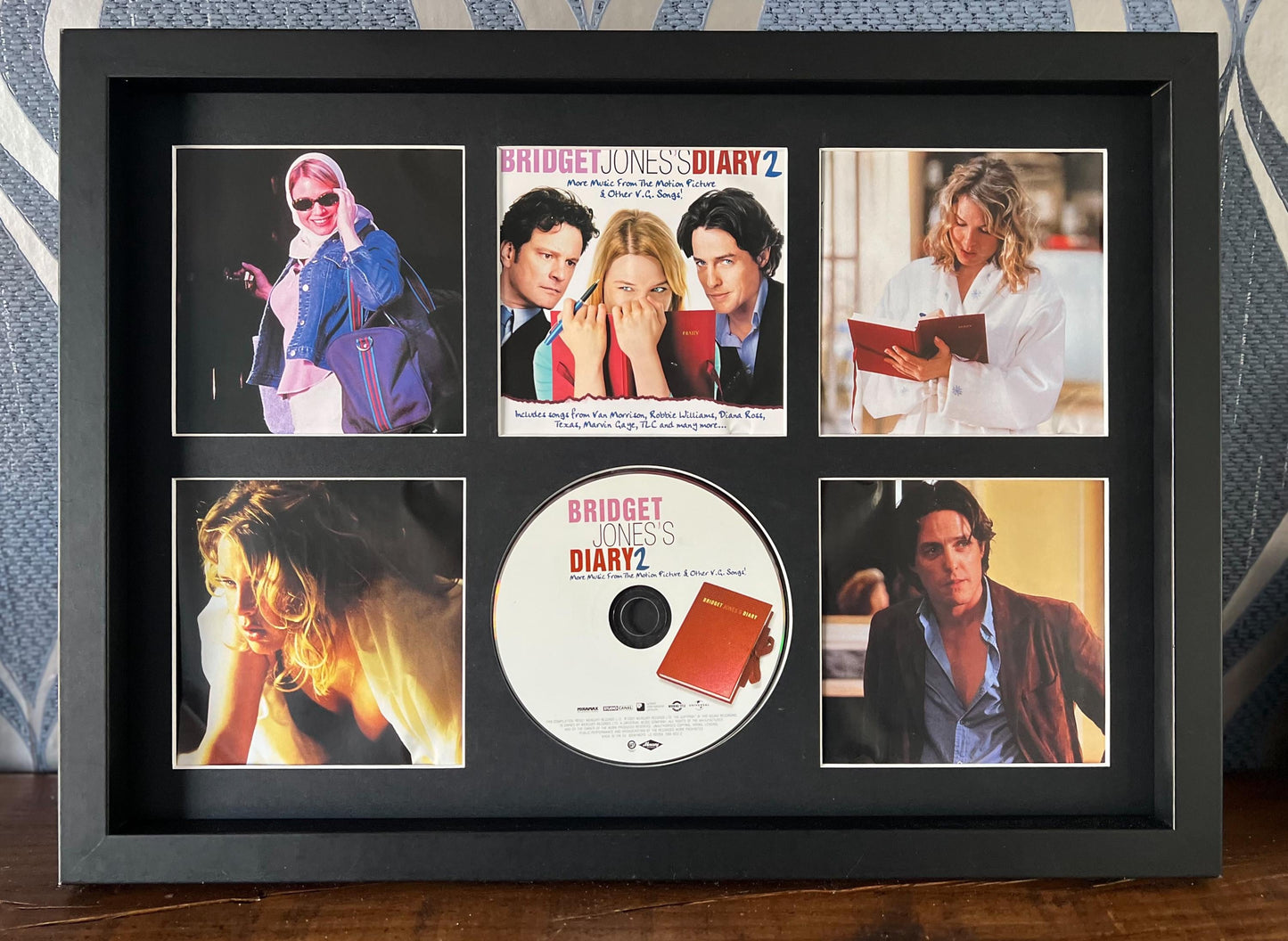Bridget Jones Diary 2 | Original Soundtrack | Retro Mounted CD Wall Display | Frame Not Included |f