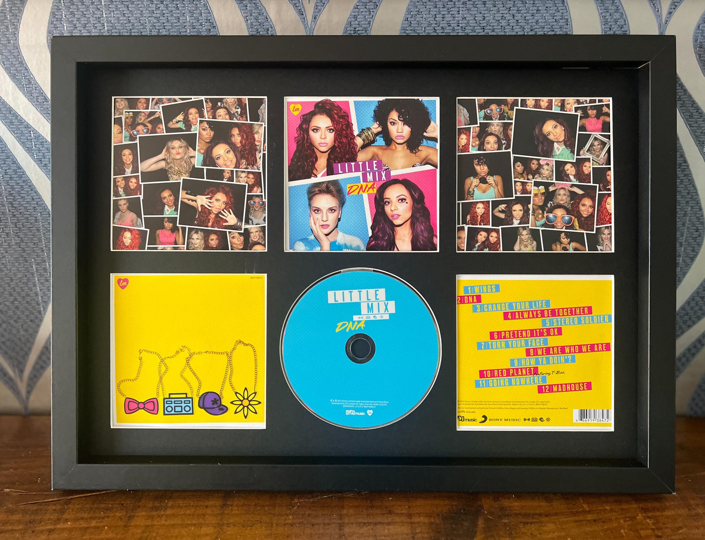 Little Mix | DNA | Retro Mounted CD Wall Display | Frame Not Included |