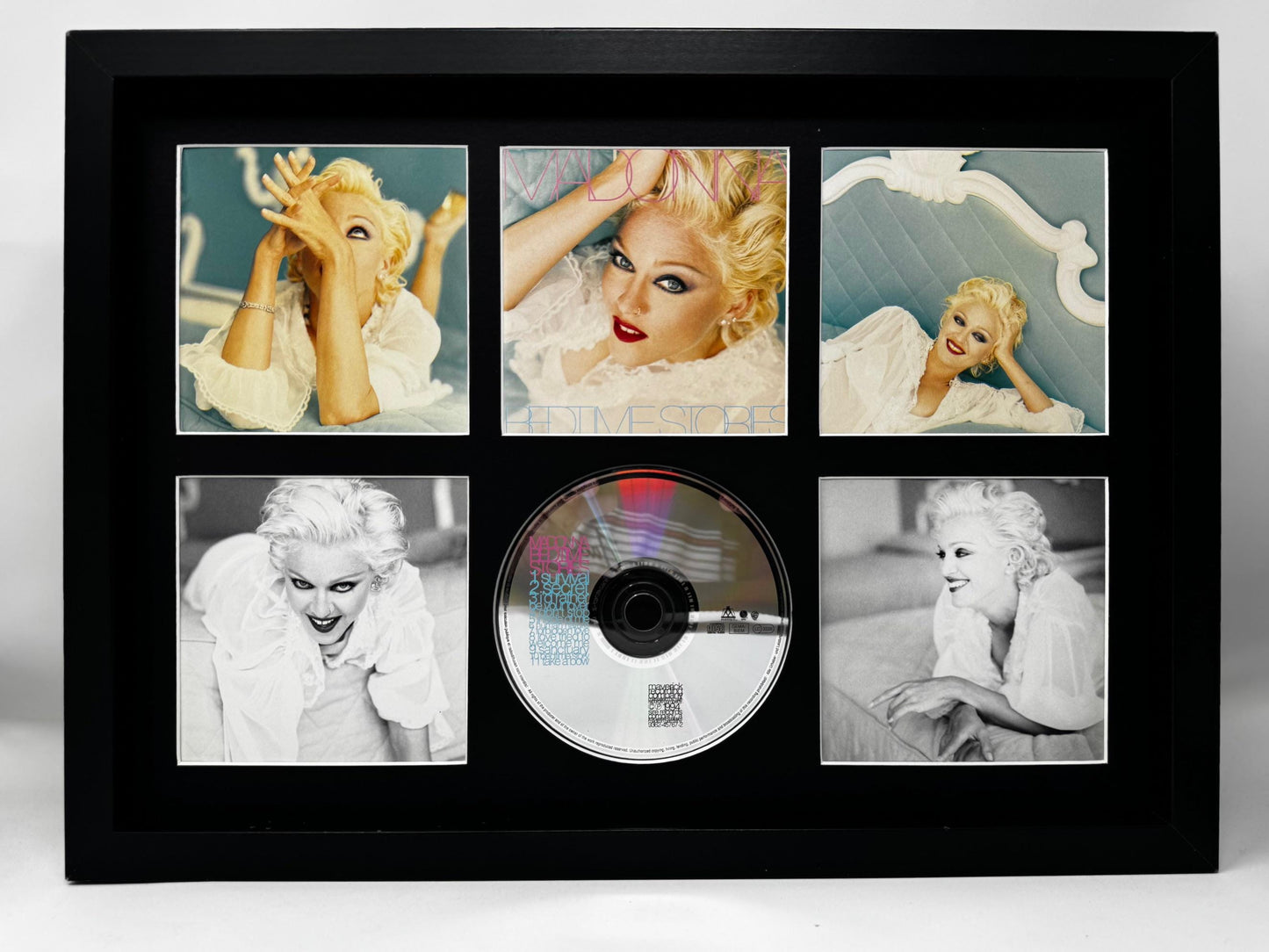 Madonna | Bed Time Stories | Retro Mounted CD Wall Display | Frame Not Included |