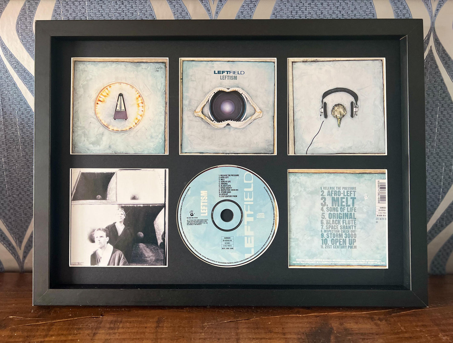 Leftfield  | Leftism | Retro Mounted CD Wall Display | Frame Not Included |